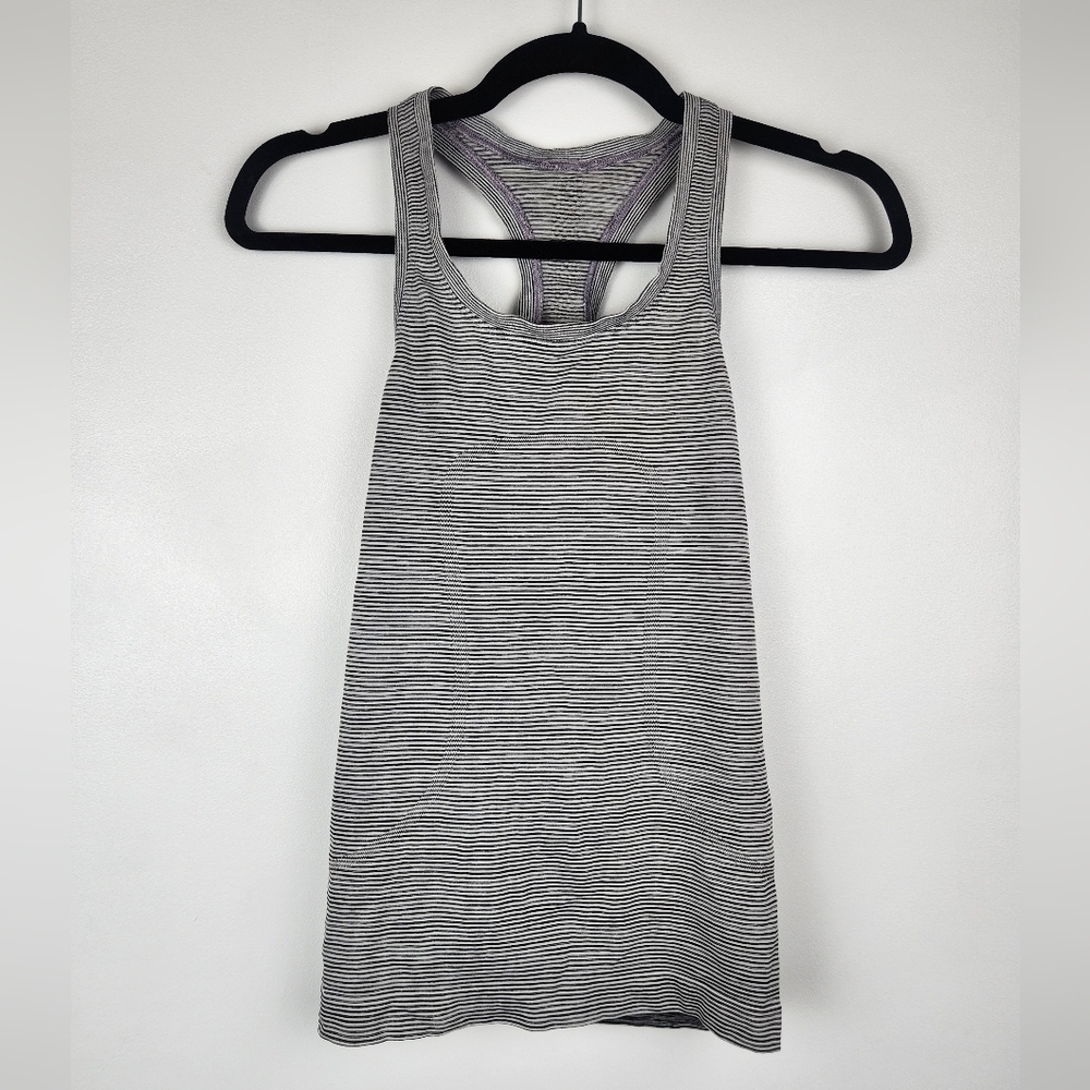 Lululemon Swiftly Tech Racerback Tank Top Gray Size 2